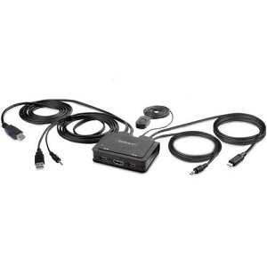 StarTech KVMXCb`/2|[g/VOj^[/4K60Hz HDMI/nCubhUSB-A & USB-C/PC p\R ؑ֊ki:C2H46UACCBLKVMly6880120:0z[@lEƏ][O][Xs]