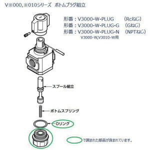 ��CKD �c���r�C��V3000�V���[�Y�p �{�g���v���O�g���k�i��:V3000WPLUGG�l�y6883400:0�z[�����ʓr���ς�][�f�O���][�X�����s��]