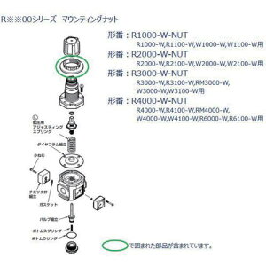 ��CKD F.R.L���j�b�g 4000�A6000�V���[�Y�p �}�E���e�B���O�i�b�g�k�i��:R4000WNUT�l�y6886612:0�z[�����ʓr���ς�][�f�O���][�X�����s��]