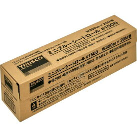 ■TRUSCO ミニブルーシートロール #1500 300mmX20m巻 カッティングケース付〔品番:MINIBS1500CS〕【6892598:0】[店頭受取不可]