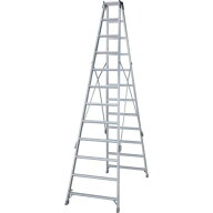 ■ハセガワ アルミ長尺専用脚立 14段(11183)〔品番:XAM42B〕【6963527:0】[送料別途見積り][法人・事業所…