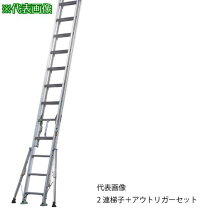 楽天市場】アウトリガー2連梯子の通販