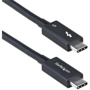 StarTech Thunderbolt 5P[u/80cm/8K60Hz/240W PD/Fؕi/USB-C݊/ubN/}[dki:TBLT5MM80CM240Wly7080416:0z[@lEƏ][O][Xs]