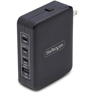 StarTech USB[d/4|[g(3 USB-C +1 USB-A)/ő140W/PD 3.1/GaN/ACdA_v^[ki:3114GCUWALLCHARGERly7086570:0z[@lEƏ][O][Xs]