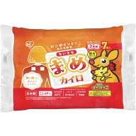 ■IRIS 210544 ぽかぽか家族 ちいさな まめカイロ 2枚組7袋入り〔品番:210544〕【7133421:0】[店頭受取不…