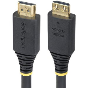 ��StarTech HDMI 2.0�P�[�u��/5m/�����h�~�R�l�N�^�[/�n�C�X�s�[�h/4K60Hz/HDR10/�u���b�N/�����ɂ����k�i��:HDMI2CABLEGRIP5M�l�y7159396:0�z[�����ʓr���ς�][�f�O���][�X�����s��]