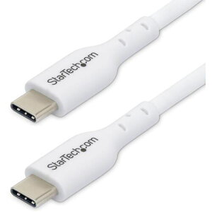 ��StarTech USB-C�[�d�P�[�u��/2�{�Z�b�g/2m/USB 2.0/60W 3A PD/�z���C�g/�m�[�gPC �f�[�^�]�� �����[�d�k�i��:USB2CC2MNCWHE2PK�l�y7159402:0�z[�����ʓr���ς�][�f�O���][�X�����s��]