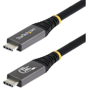 ��StarTech USB4�P�[�u��/1.5m/80Gbps/240W PD/8K120Hz/�����[�d �f�[�^�]��/USB Type-C�k�i��:CC150CM80GUSB4CABLE�l�y7159443:0�z[�����ʓr���ς�][�f�O���][�X�����s��]