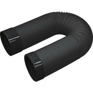 ■TRUSCO スポットエアコン用伸縮排熱延長ダクト3M 黒 (TSCNーDLシリーズ 100V用)〔品番:TSCNED3MHBK〕【…