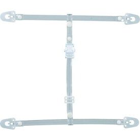 ■タニザワ ヘルメットあご紐(透明タイプ)〔品番:P12T16E〕【7703953:0】[店頭受取不可]