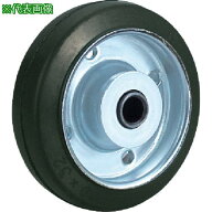 ■ユーエイ 125径ゴム車輪〔品番:W125〕【8092751:0】[店頭受取不可]