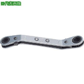 ■Ko-ken ラチェットスパナ(オフセット) 対辺10×12mm〔品番:103KM10X12〕【8117887:0】[送料別途見積り][掲外取寄][店頭受取不可]