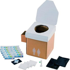 ■KAKURI 緊急用簡易トイレセット ETP-80S〔品番:9673〕【8179351:0】[送料別途見積り][掲外取寄][店頭受取不可]