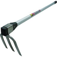 ■大進 楽々印ステンレス備中鍬1050mm柄〔品番:502754〕【8184421:0】[直送DS][店頭受取不可]