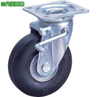 ■カナツー ゼロプレッシャータイヤ 自在金具S付 許容荷重95kgf 車輪径D200mm〔品番:ZPOS8X2.00MSBK〕【8…
