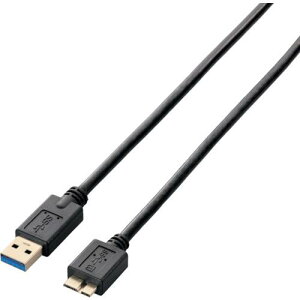 ��ELECOM USB3.0�P�[�u�� A-microB�^�C�v 1.0m �u���b�N�k�i��:USB3AMB10BK�l�y8292126:0�z[�X�����s��]
