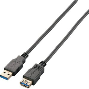 ��ELECOM USB3.0�����P�[�u�� A-A�^�C�v 1.0m �u���b�N�k�i��:USB3E10BK�l�y8292155:0�z[�X�����s��]
