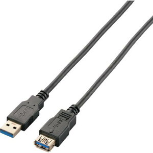 ��ELECOM USB3.0�����P�[�u�� A-A�^�C�v 2.0m �u���b�N�k�i��:USB3E20BK�l�y8292159:0�z[�X�����s��]