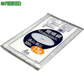 ■AS ポリバック規格袋L03-11 (100枚入)〔品番:1827911〕【8385232:0】[送料別途見積り][掲外取寄][店頭受取不可]