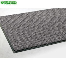 ■テラモト 屋内マット ハイペアロン モスグレー 450×750mm〔品番:MR0380205〕【8551083:0】[送料別途見積り][店頭受取不可]