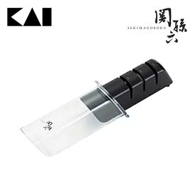 【即納在庫品】 貝印 関孫六 ダイヤモンド&セラミックシャープナー AP0308 包丁用 砥石 包丁研ぎ 包丁磨き ダイヤモンド砥石 セラミック砥石 簡単 母の日 プレゼント ギフト AP0308