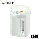 【即納在庫品】 タイガー TIGER マイコン電気ポット 3.0L PDR-G301W ホワイト 電気ポット 省スチーム 節電タイマー 保温選択 カルキぬき PDRーG301W
