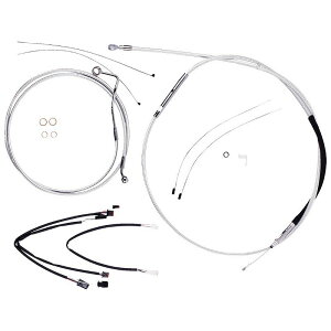 ハーレー 2021〜2023 ロードグライド、ロードグライドリミテッド ハンドルバークイックインストールキット 15〜17インチ用 (スターリングクロマイト) マグナム