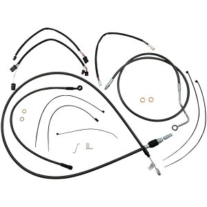 ハーレー 2021〜2023 ロードグライド、ロードグライドリミテッド ハンドルバークイックインストールキット 15〜17インチ用 (ブラックパール) マグナム