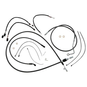 ハーレー 2021〜2022 ロードキング ハンドルバークイックインストールキット 12〜14インチ用 (ブラックパール) マグナム