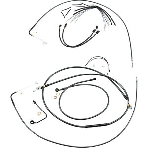 ハーレー 2017〜2020 ストリートグライド、エレクトラグライド ハンドルバークイックインストールキット 15〜17インチ用 (ブラックパール) マグナム