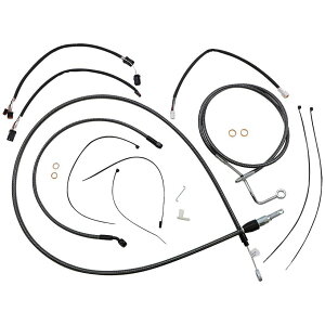 ハーレー 2021〜2023 ロードグライド、ロードグライドリミテッド ハンドルバークイックインストールキット 12〜14インチ用 (カーボンファイバー) マグナム