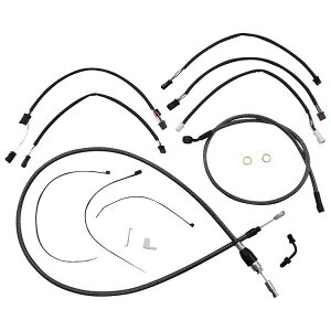 ハーレー 2018〜2024 ソフテイル ローライダーS/ST、ファットボブ ハンドルバークイックインストールキット 15〜17インチ用 (カーボンファイバー) マグナム