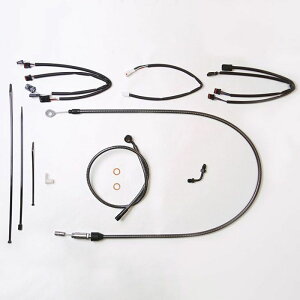 ハーレー 2021〜2023 ストリートグライド、エレクトラグライド ハンドルバークイックインストールキット 12〜14インチ用 (カーボンファイバー) マグナム