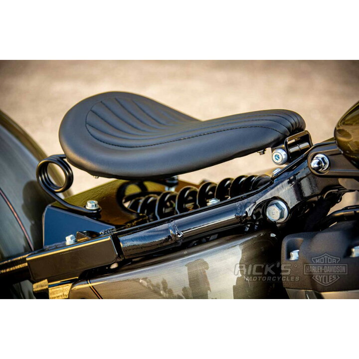 楽天市場】【Ricks Motorcycles】M8ソフテイル用 ソロスプリングシート 