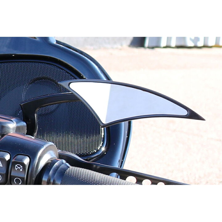 楽天市場】ハーレー用 POWER MIRRORS ブラック 【Paul Yaffe】PMP-B 