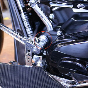 ハーレー Touring シフトアームスペーサー クローム 【Paul Yaffe】SAS-M8-C