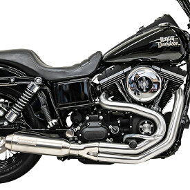 ダイナ ミッドレングス SUPER BIKE 2-1 フルエキゾーストマフラー (ステンレス) Bassani　1800-2622