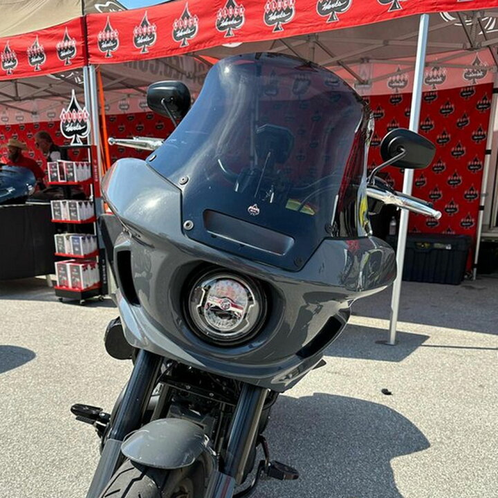 楽天市場】ハーレー M8 ローライダーST FXLRST用 10インチ フレア 