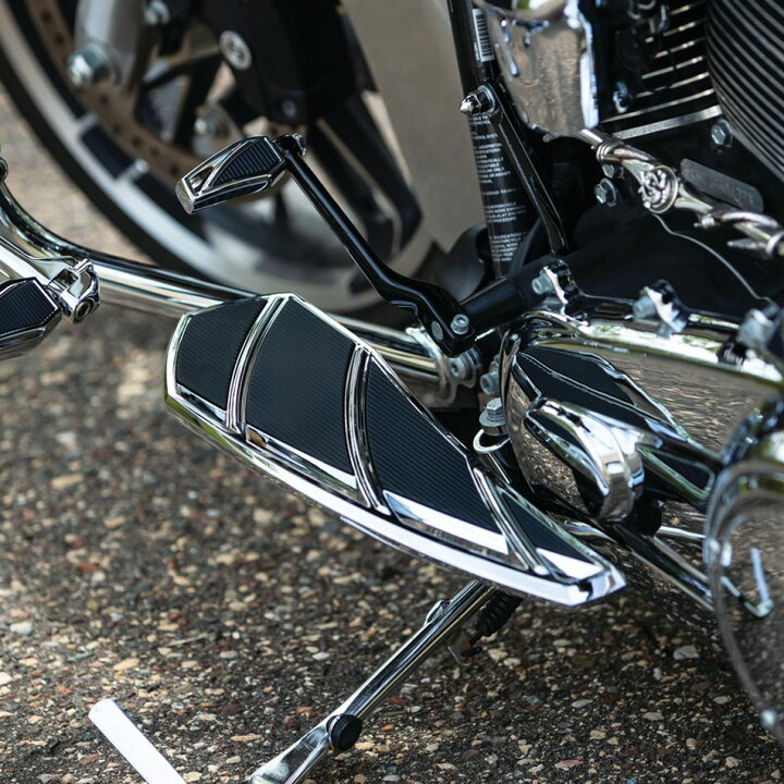 楽天市場】M8ソフテイル Phantom ドライバー・フロアボード(クローム 