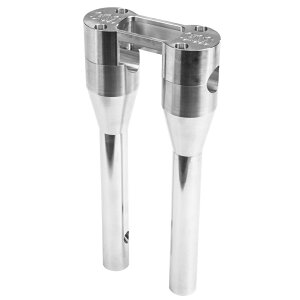 ★エントリーでポイント10倍!!★ 【FORBIDDEN】FXBB等用1.125インチ径ハンドル用モトバー ライザー 11インチ ロー 825-05040