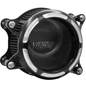 ★エントリーでポイント10倍!!★ ツインカム 電子制御スロットル用 VO2インサイト エアクリーナー コントラスト 【バンス&ハインズ(VANCE&HINES)】41095