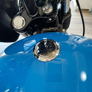 ★エントリーでポイント10倍!!★ FXBB/S、FXBR/S、FXST ポップアップ フュエルキャップ クローム 【MCS】954477