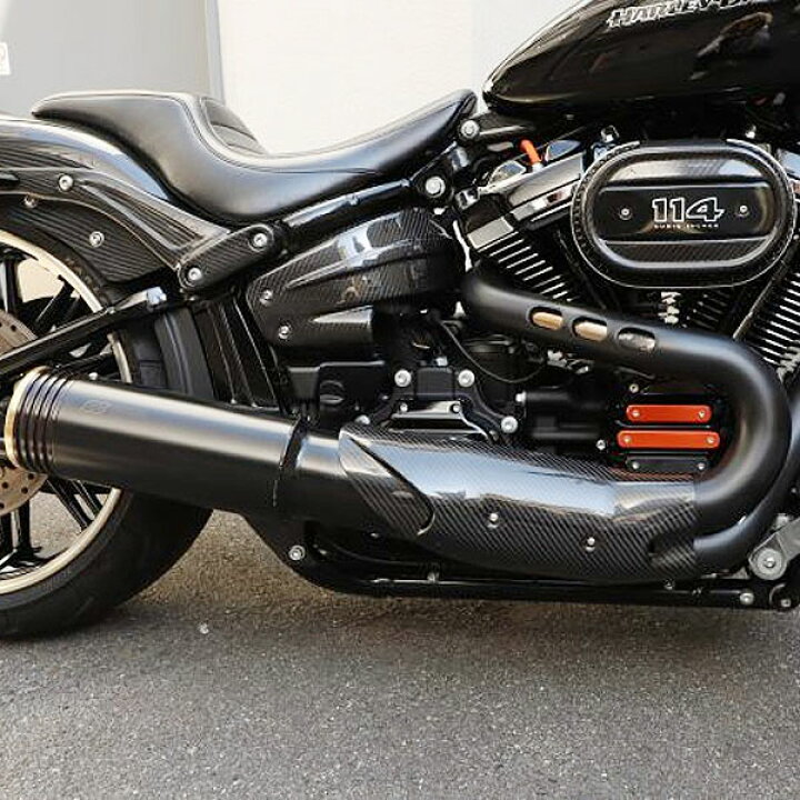 楽天市場】ハーレー M8ソフテイル ベビーバズーカ EX フルエキゾースト 