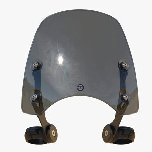 ストリートボブ FXDB、FXBB 49フォーク用 シリーズ3・フライスクリーン (ダークスモーク) DART FXDB51D-49