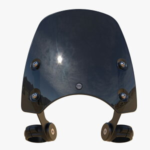 ストリートボブ FXDB、FXBB 49フォーク用 シリーズ3・フライスクリーン (ブラック) DART FXDB51M-49