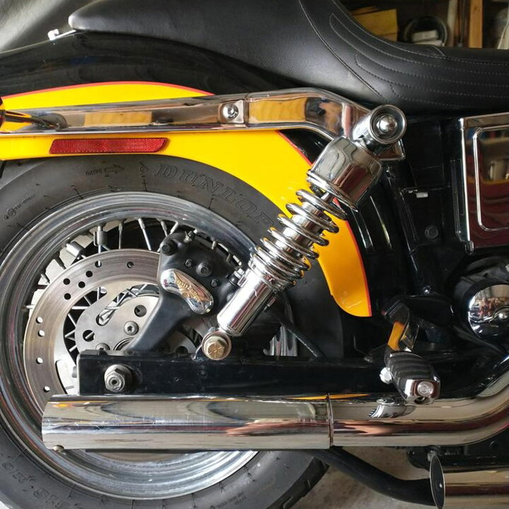 楽天市場】Drag Specialties リアサスペンション 12インチ (クローム 