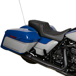 Drag Specialties Performance Predator 2-UP �V�[�g �_�u���_�C�A�����h (�V���o�[) �y�c�[�����O�z0801-1492