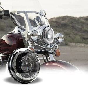 �yWMW�z LED�v���W�F�N�^�[ 7�C���` �E�C���J�[�@�\�t���w�b�h���C�g �u���b�NASJP-7-HL28-BK