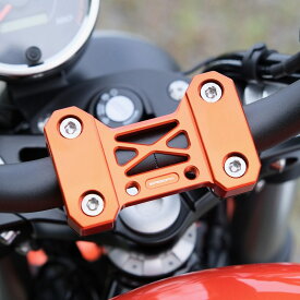 ハーレー X350 ハンドルクランプ (オレンジ) SPEEDRA