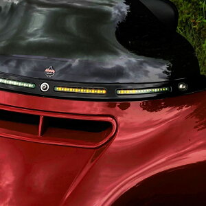 �yCustom Dynamics�z2040-2826 �V�[�P���V�����^�[���V�O�i���tLED�E�B���h�V�[���h�g���� �O���X�u���b�N 2006�`2013 FLHT�AFLHTC�AFLHTCU�AFLHTK�AFLHX